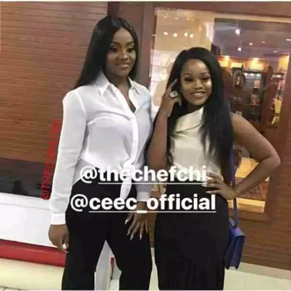 BBNaija Cee-C And Davido’s Girlfriend Chioma Meet In Abuja And This Happened [Photos]